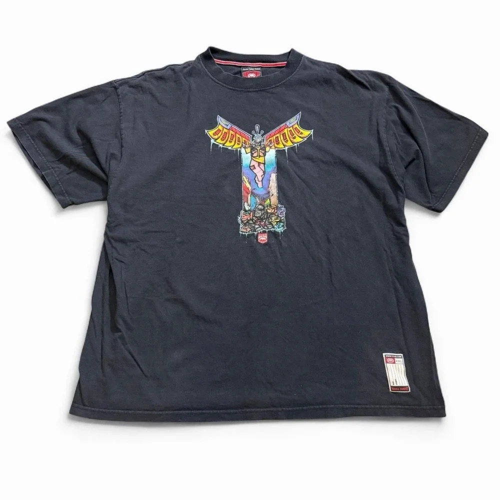 Vintage Ecko Unltd. Graffiti T-Shirt Men's Size 2XL Made In USA Y2K 2000s